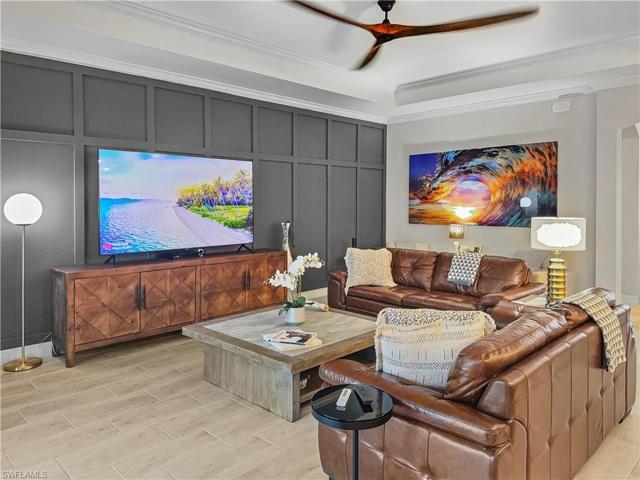 Custom millwork in Great Room provides a beautiful accent.