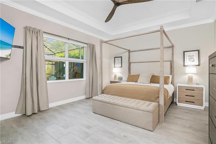 This owner's suite has plenty of natural light.