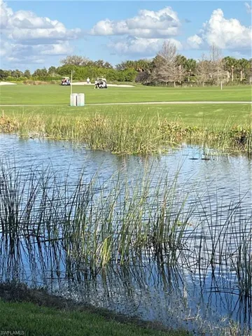 Golf course and water right from lanaiWater and Golf view