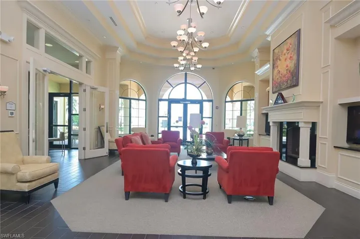 Del Webb Foyer in "Oasis" clubhouse with entry to pool area
