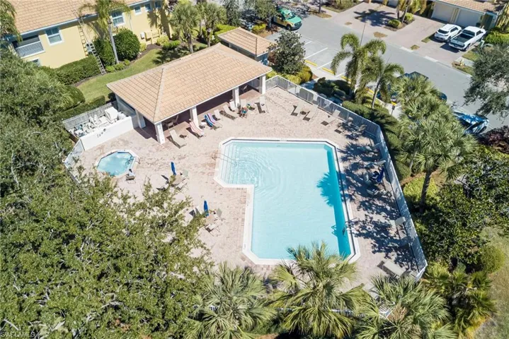 Aerial view of the Mayflower Way Carriage Resident Pool