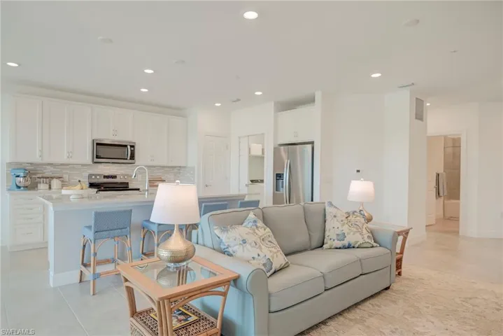 Great Family area for entertaining featuring recessed lighting