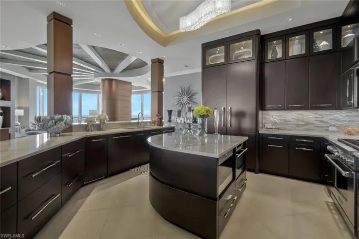 Kitchen has been updated to the most current standards, with so much storage space, high end appliances, quartz countertops, a functional island and so much more!