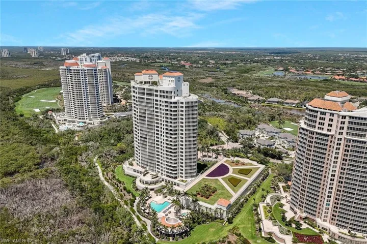 Tavira is the building in the center, one of Bonita Bay's finest!