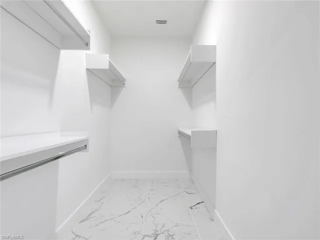 View of spacious closet