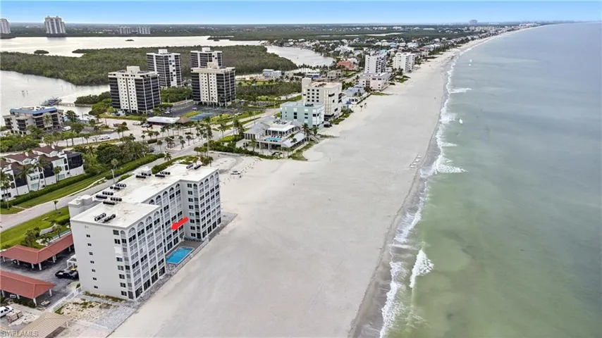 View of beach area featuring extended coastline