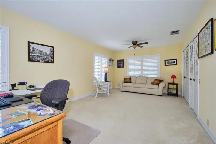 Full length view of the 3rd bedroom.