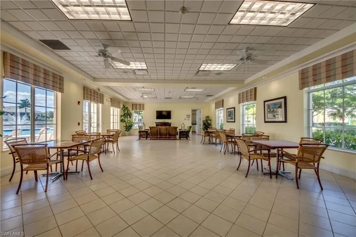 Community Clubhouse meeting room, card room, party area