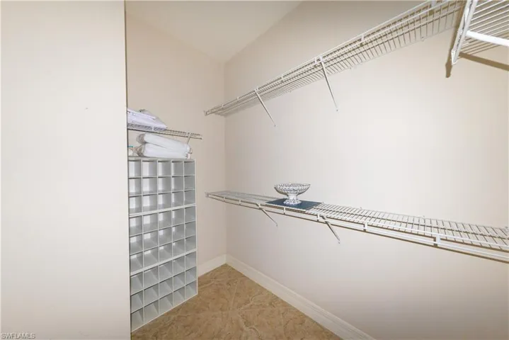 One of the 2 Large walk-in closets