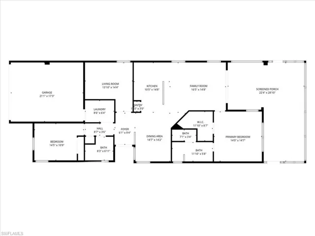 View of floor plan / room layout