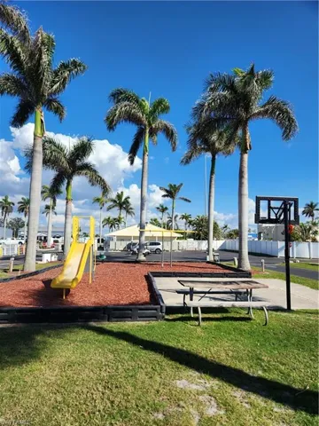 View of community kid play area