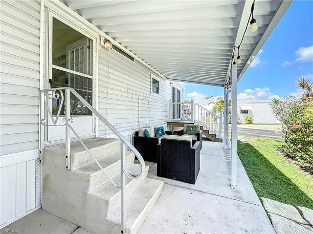 View of patio