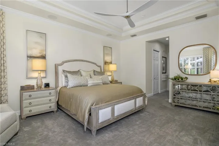 Serene, two walk-in custom closets