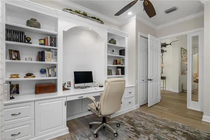 Can accommodate a sleep sofa...note closet door at upper left