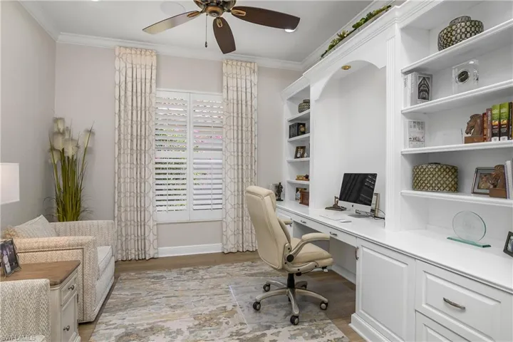 Combination den and bedroom...large closet