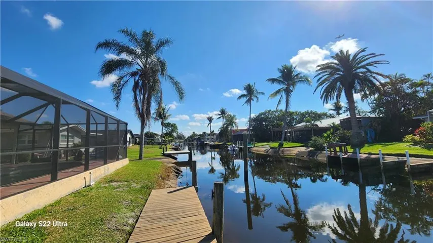 Easterly Canal View and Gulf Access!