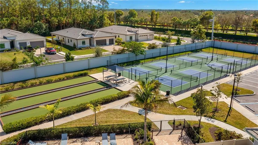 Birds eye view of amenities