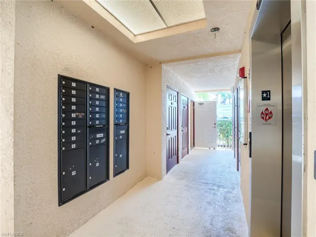 Storage, Mail, and Elevator to the upper floors.