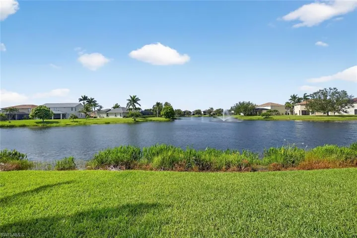Lake view from the backyard