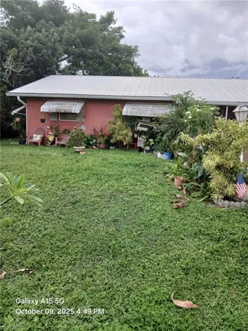 View of green lawn