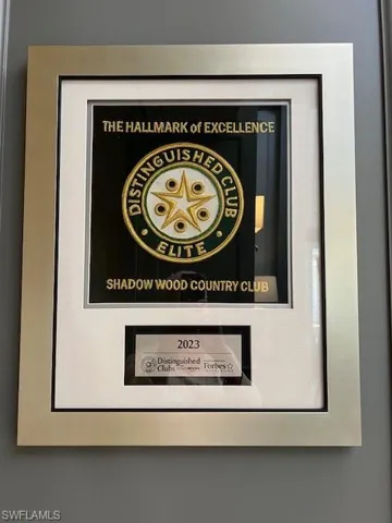 Prestigious and Respected Distinguished Club Award