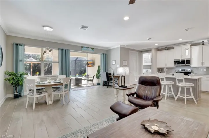 Living Room to Kitchen and Lanai