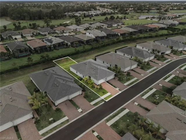 View of property location with property parcel outlined and nearby suburban area
