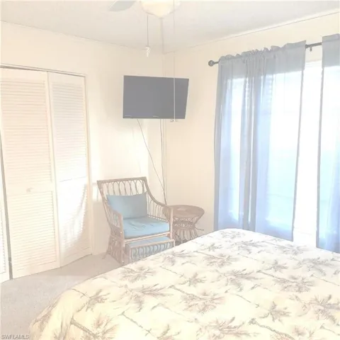 Spacious Guest Bedroom with large closet - queen size bed