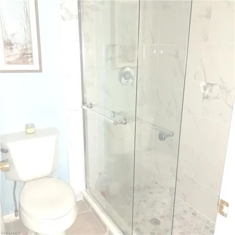 All new Master Shower and toilet
