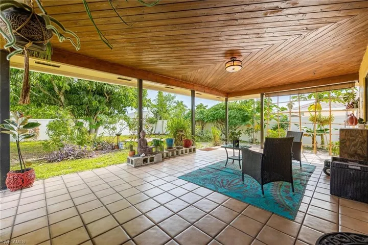 View of patio
