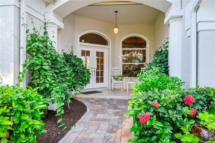 Paver sidewalk and hurricane shutter for protection