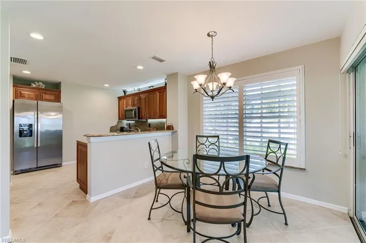 Kitchen and dining area