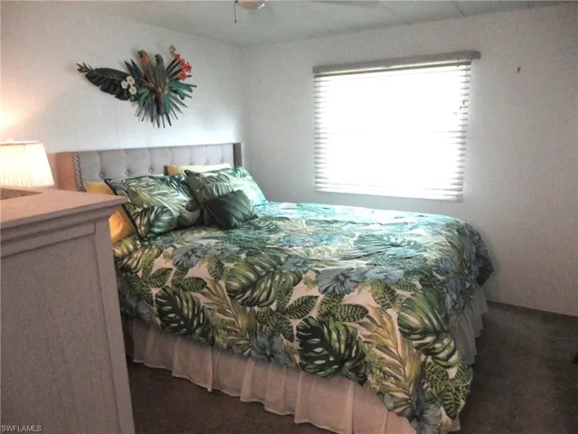 View of carpeted master bedroom