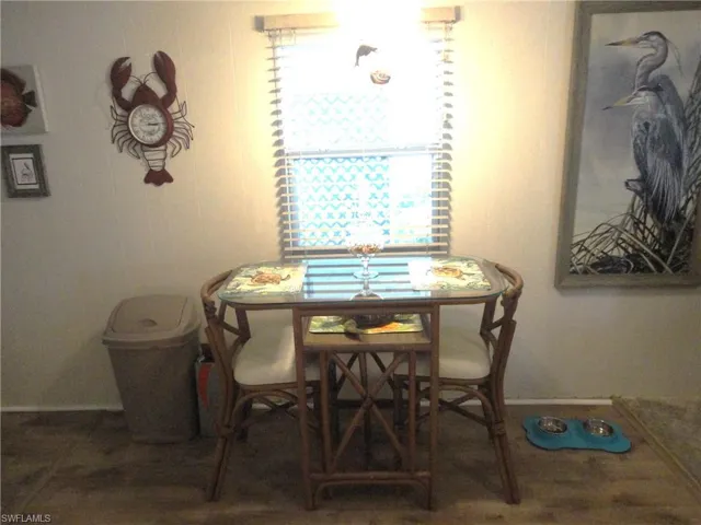 View of dining room