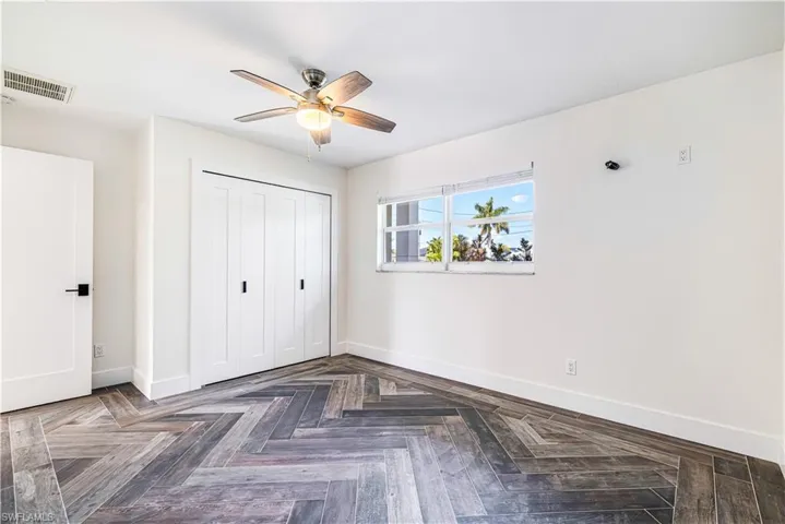 Look at the details. Custom flooring, doors, closets, etc.