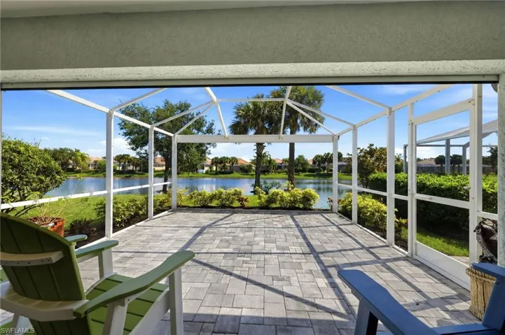 Gorgeous Lakeviews form fully screened-in Patio