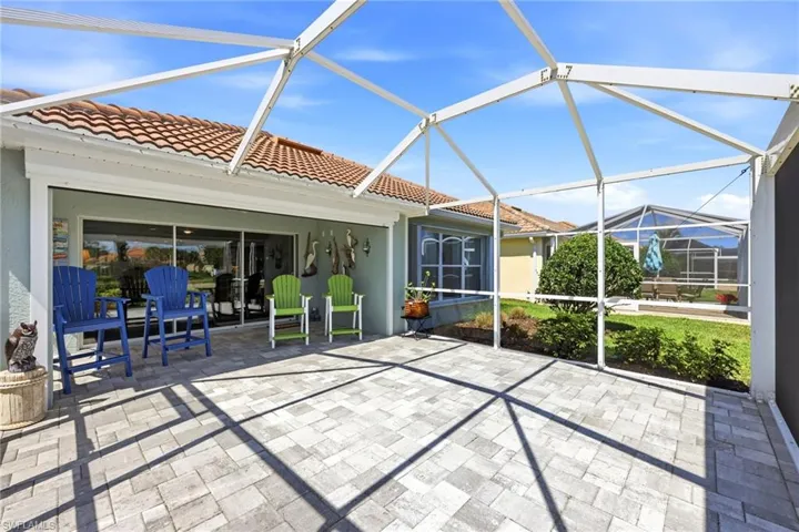 Electric Storm Shutters on covered outdoor Patio