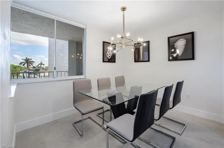 Bay views from your kitchen & dining area
