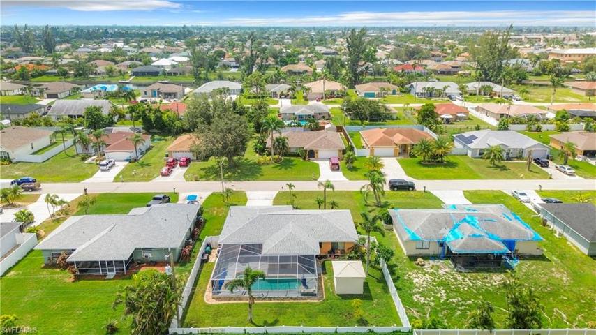 Drone Back of Home