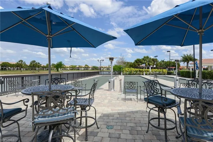 View of patio