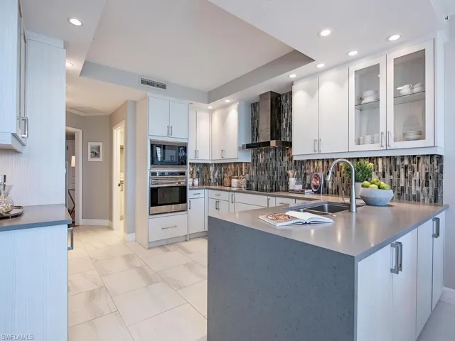 Updated gourmet kitchen