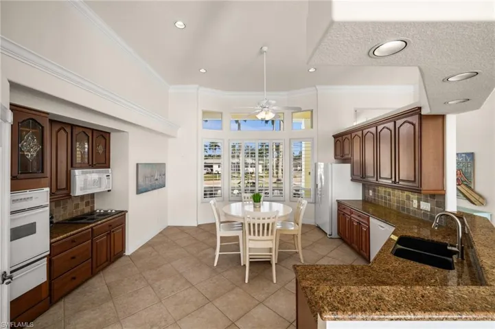 Open Kitchen with Granite Countertops