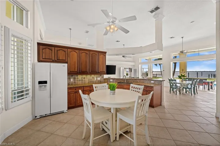Huge open kitchen