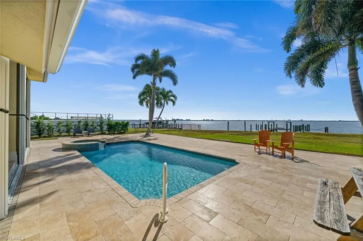Pool surrounded by tile