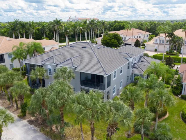 View of condo from golf course