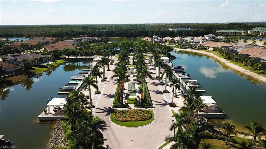 Marina Area with bocce, sitting areas & more