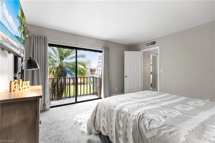 Master bedroom will easily accomodate a king size bed