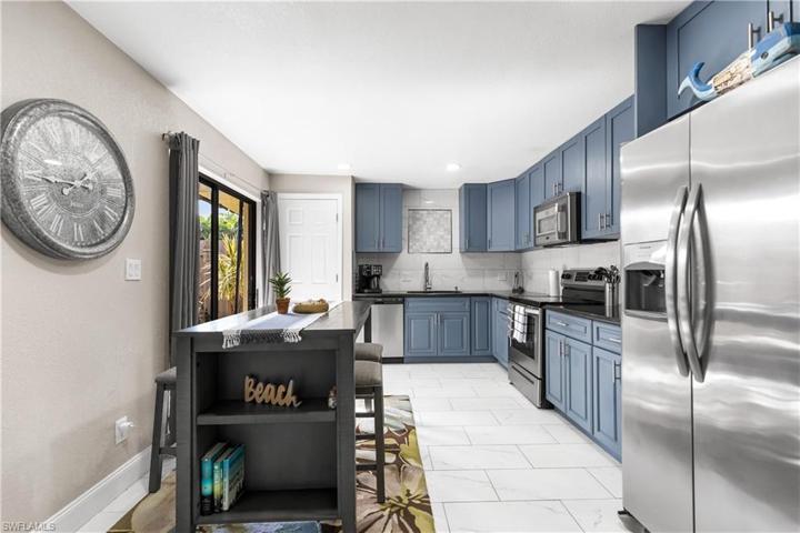 Spacious kitchen with ample counter space