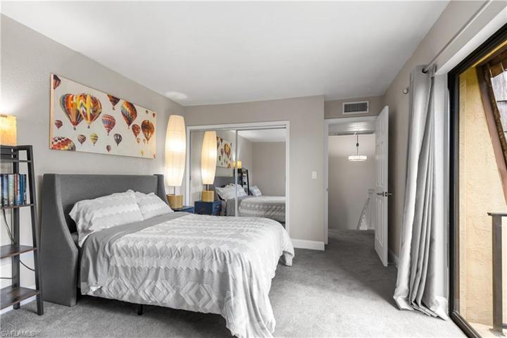 Spacious guest bedroom