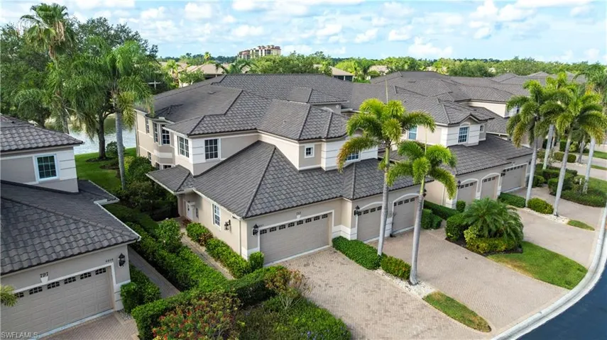 Aerial perspective of suburban area